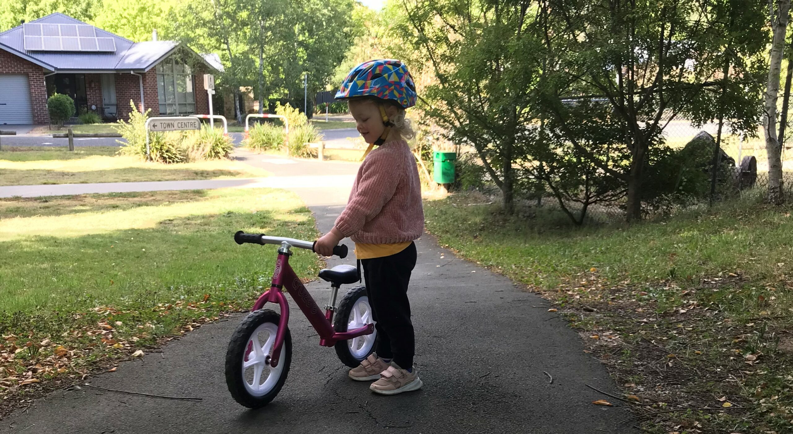 how to learn to ride a balance bike